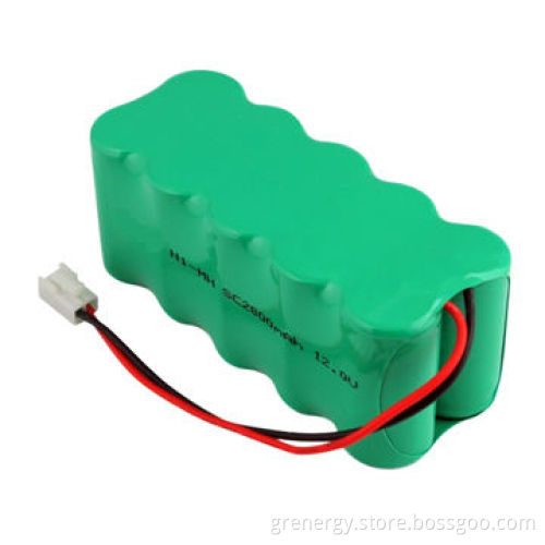 12V 2800mAh Ni-MH Battery Pack, High Drain Series with 10C Discharge Rate, UL, CE, RoHS, REACH Marks